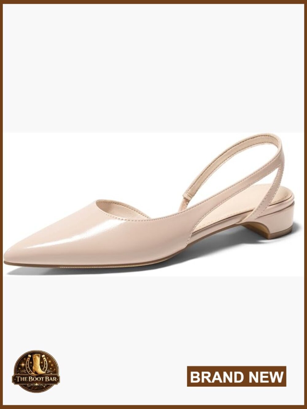 Women's Slingback Chunky Low Heel Pumps D'Orsay Office Dress Shoes